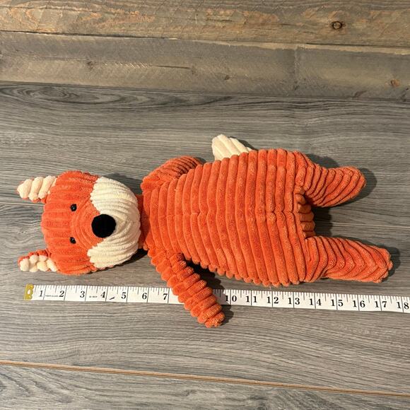 Jellycat London 18" Cordy Roy Fox Plush Woodland Orange Corduroy Squishy Snuggle - Picture 10 of 11